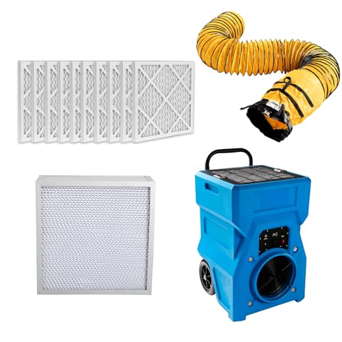 MOUNTO Air Purifier for Dust – 1000CFM HEPA Scrubber Bundle