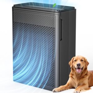 YARIKI Air Purifier for Pets, 1500 Sq Ft, H13 HEPA, Quiet YARIKI Air Purifier for Pets, 1500 Sq Ft, H13 HEPA, Quiet