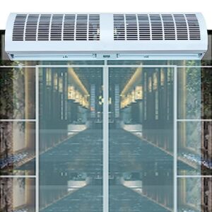 “0.9m Low Noise Air Curtain with Remote, 2 Wind Speeds & High Volume” “0.9m Low Noise Air Curtain with Remote, 2 Wind Speeds & High Volume”