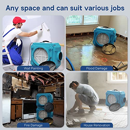 "ALORAIR Stackable Air Scrubber: 3-Stage Filtration, HEPA" - Image 4