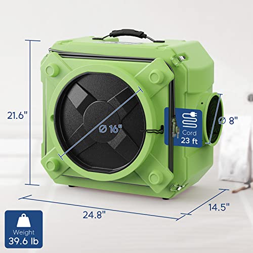 "ALORAIR 3-Stage Air Scrubber - Stackable HEPA Air Cleaner" - Image 2