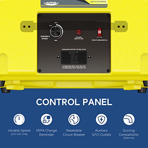 "ALORAIR Air Scrubber: 3-Stage Filtration & HEPA for Industry" - Image 2