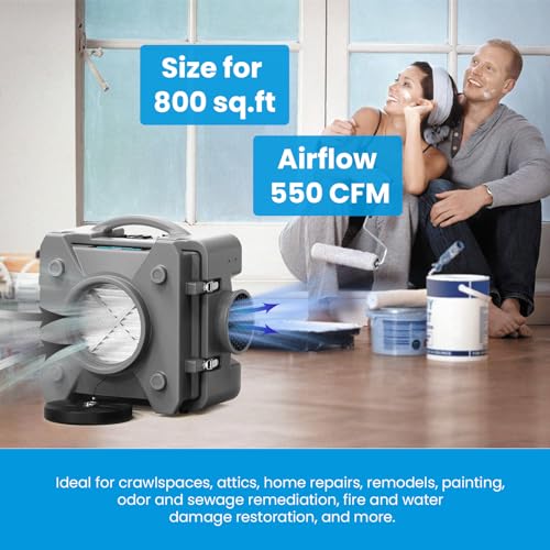 Air Purifier for Smoke: CADPXS Shield-550 HEPA Scrubber - Image 2