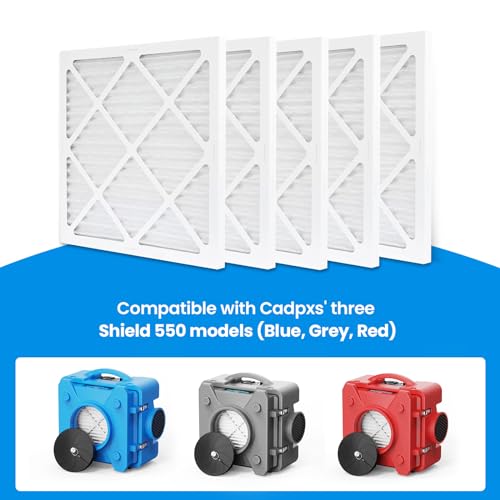 "CADPXS Shield-550 Air Scrubber + 5 MEVR-10 Filters - HEPA Clean" - Image 7