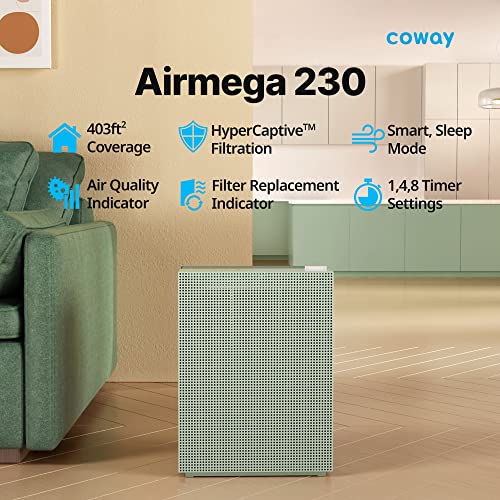 "Coway Airmega HEPA Purifiers: Auto Mode & 3-Stage Filtration" - Image 3