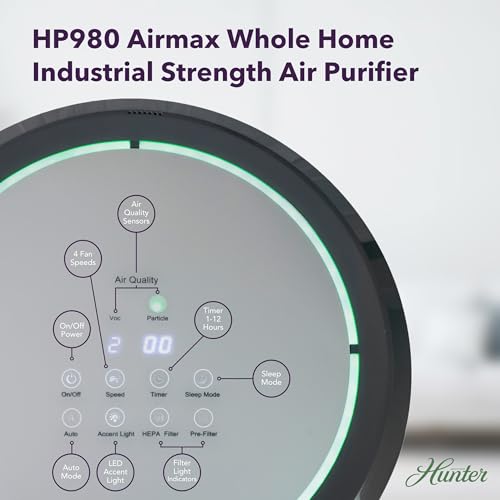 Best Air Purifier for Pets: Hunter HP980 - Cleans 3225 Ft²/hr - Image 6