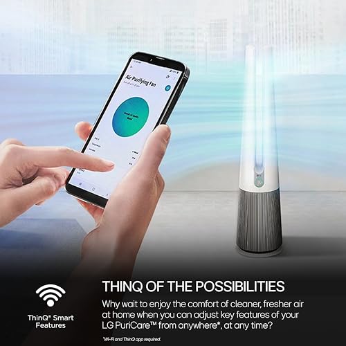 Air Purifier for Large Room: LG PuriCare AeroTower Fan - Image 3