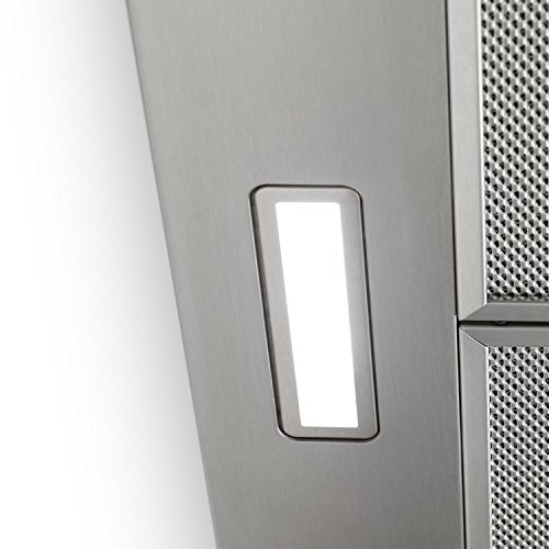 Klarstein Galina 60cm Cooker Extractor Hood - 350 m³/h, Silver - Image 3