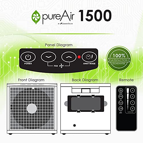 Greentech pureAir 1500: Portable Air Purifier for 1500 Sq Ft - Image 5