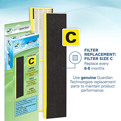 Air Purifier for Smoke: Germ Guardian HEPA Filter AC5300B2PK - Image 2