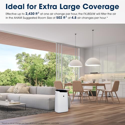 "SHARP Smart Air Purifier w/Alexa & Free Echo Pop – FXJ80UW" - Image 4