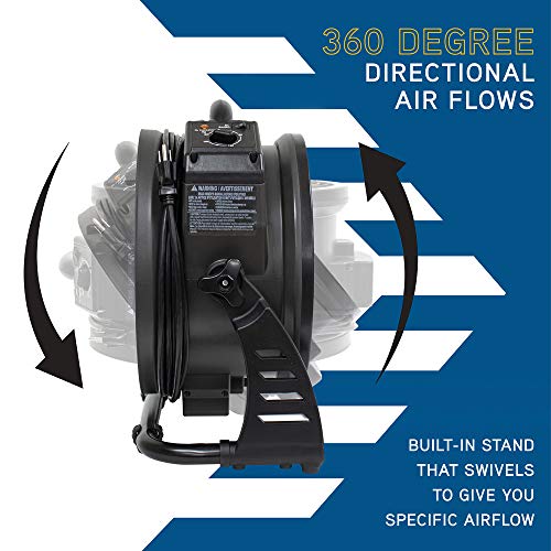 "XPOWER M-25: High-Capacity Ozone Air Mover for Odor Removal" - Image 5