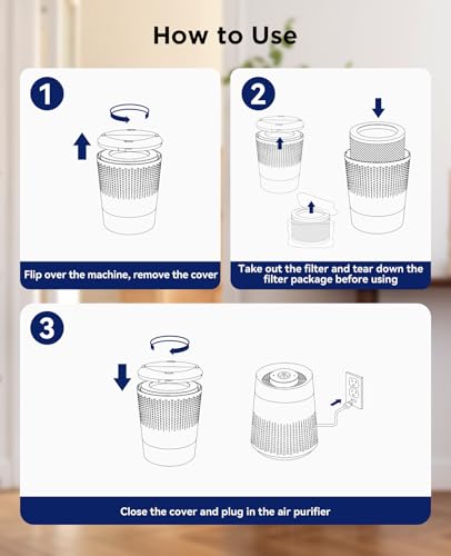Air Purifier for Hayfever: MSB5 H13 HEPA Quiet Home Cleaner - Image 4