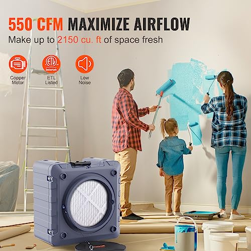 Best Air Purifier for Home: VEVOR 3-Stage Air Scrubber 550 CFM - Image 3