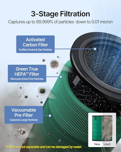 Air Purifier for Room - Coway Airmega 350, True HEPA Filter - Image 3