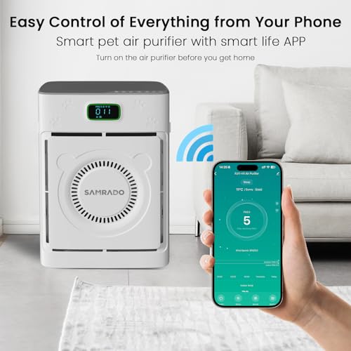 "Smart HEPA Air Purifiers for Pets - 2 Pack, WiFi Enabled" - Image 6