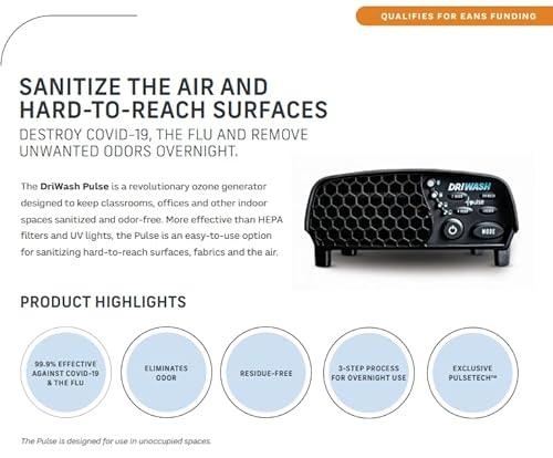 DriWash Pulse XL: Best Air Purifier for Cat Allergies Bundle - Image 2