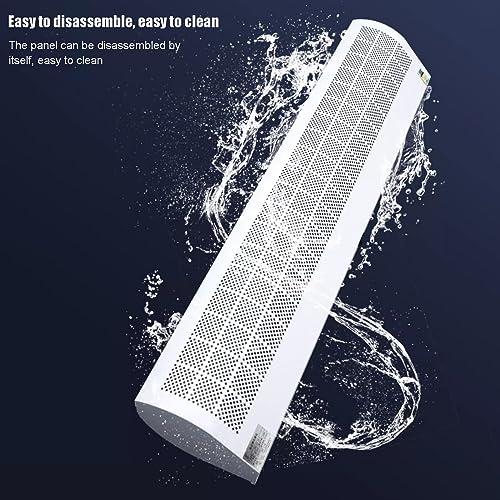 "Energy-Efficient 39.4” Two-Speed Air Curtain - White" - Image 3