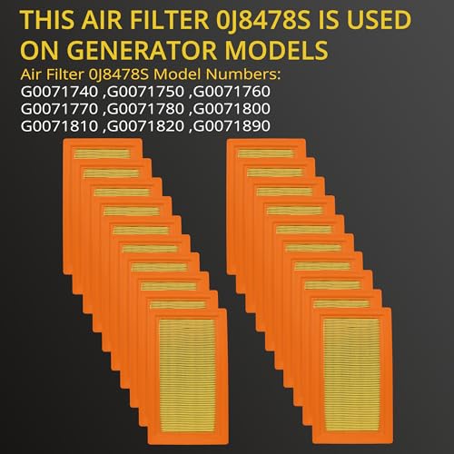 "0J8478S Replacement Air Filter for 10KW-26KW Generators (20-Pack)" - Image 7