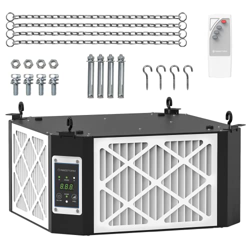 "ABESTORM 1350CFM Air Filtration System with Ionizer for Woodworking" - Image 5