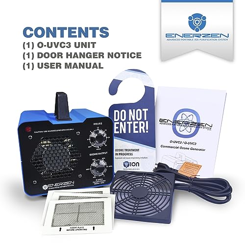 "Enerzen O-UVC3: Powerful Ozone Generator for Odor Elimination" - Image 2
