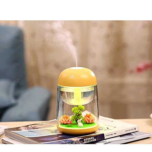 "Portable Mini Mist Humidifier with Colorful Night Light" - Image 2