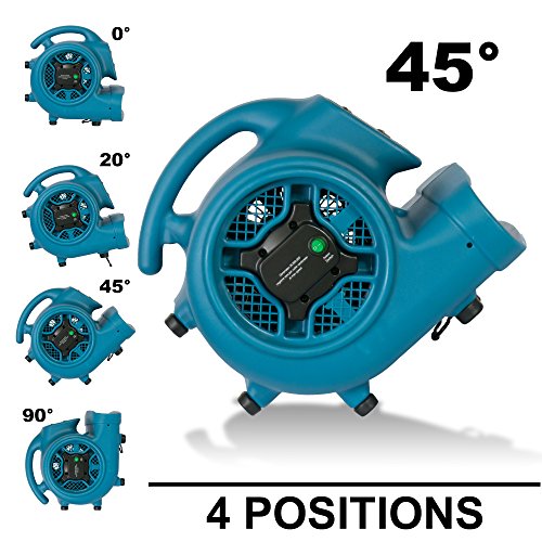"XPOWER P-450NT Air Mover: Timer, Ionizer & Aroma Beads" - Image 5