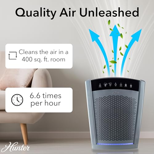 Hunter HP800 Air Purifier for Dust, Pets, Allergens - Quiet - Image 2