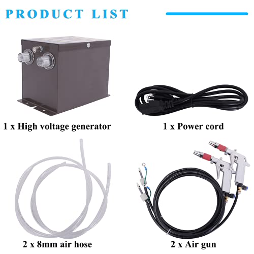 YUCHENGTECH Ionizing Air Gun Set: 2 Static Eliminators & Generator - Image 2