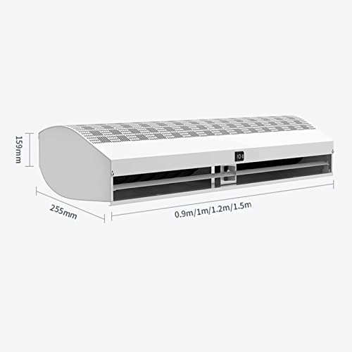 "30% More Air Volume: Remote Control Air Curtain for Shops" - Image 2
