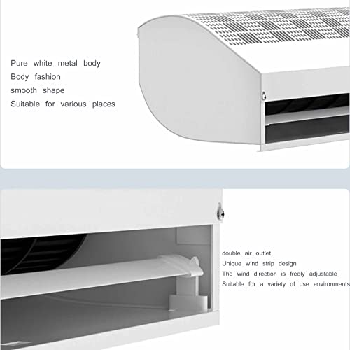 "30% More Air Volume: Remote Control Air Curtain for Shops" - Image 6