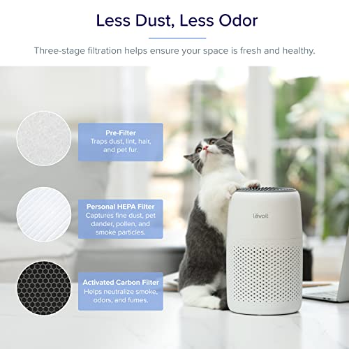 Air Purifier for Allergies: LEVOIT HEPA Filter, White - Image 5