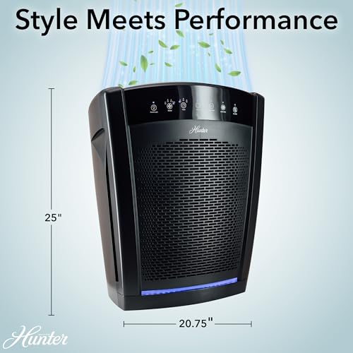 Air Purifier for Bedroom: Hunter HP800, HEPA, Quiet Mode - Image 2