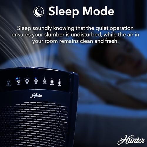Air Purifier for Bedroom: Hunter HP800, HEPA, Quiet Mode - Image 4