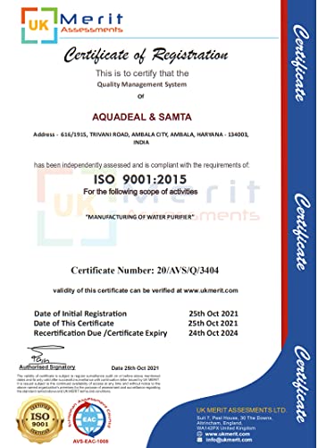 "AQUA DEAL 15L Copper Mineral RO Water Purifier - Fresh & Pure" - Image 4