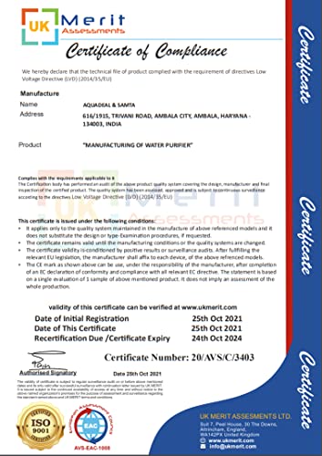 "AQUA DEAL 15L Copper Mineral RO Water Purifier - Fresh & Pure" - Image 8
