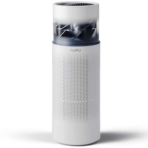AUPU 2-in-1 Air Purifier for Large Rooms with Humidifier
