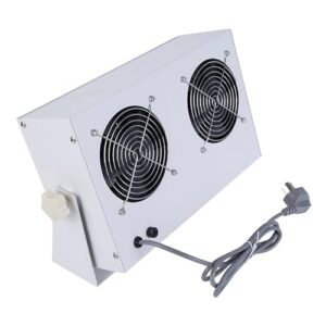 Adjustable Double-Head Ion Blower: 45-110CFM for Electronics