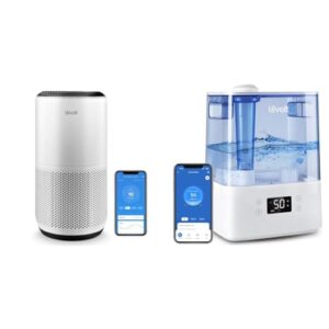 Air Purifier for Bedroom with Humidifier & App Control