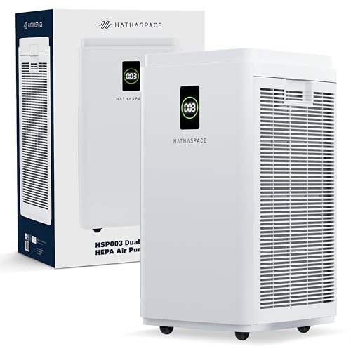 Air Purifier for Cat Allergies: HATHASPACE 2800 Sq. Ft. HEPA