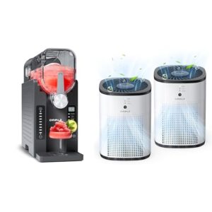 Air Purifier for Dust – CHIVALZ 2 Pack Bundle & Slushie Machine