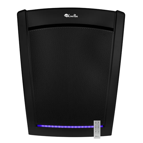 Air Purifier for Dust: LivePure Bali Series HEPA 2640 sq. ft.