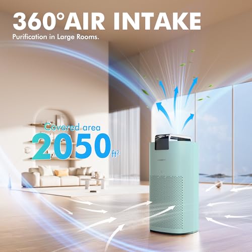 Air Purifier for Large Room - MORENTO Smart WiFi HEPA Filter - Image 2