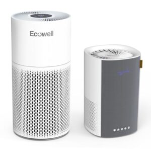 Air Purifier for Smoke & Allergies: ECOWELL H13 HEPA Bundle Air Purifier for Smoke & Allergies: ECOWELL H13 HEPA Bundle