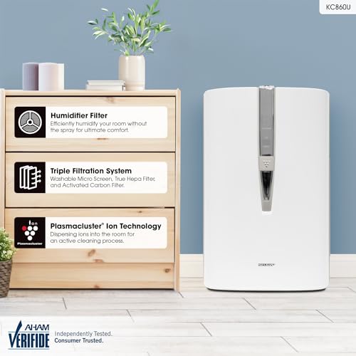 Best Air Purifier for Home: SHARP KC860U with HEPA & Humidifier