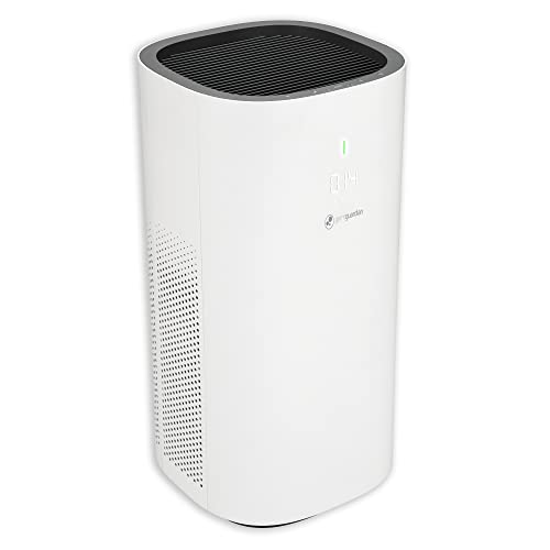 "GermGuardian AC9600W: HEPA Air Purifier with UV-C & Odor Control"
