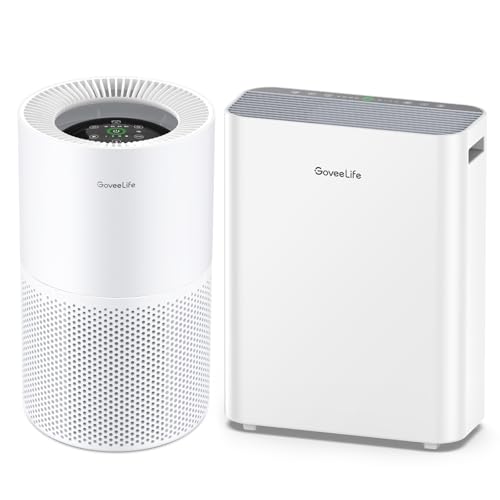 GoveeLife Air Purifier for Large Room - H7128 & H7123 Bundle