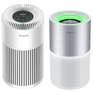 “GoveeLife H7129 & H7122 Smart Air Purifier Bundle – White” “GoveeLife H7129 & H7122 Smart Air Purifier Bundle – White”