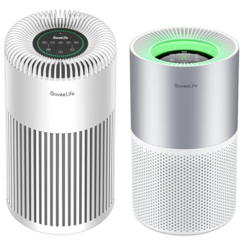 "GoveeLife H7129 & H7122 Smart Air Purifier Bundle - White"