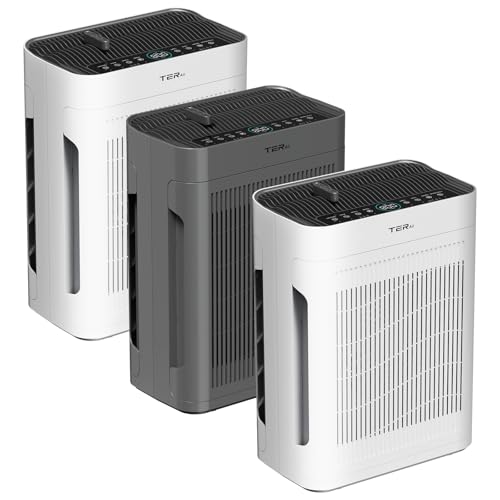 "H13 HEPA Air Purifier for Large Rooms, 3000 Sq Ft, Quiet 22dB"